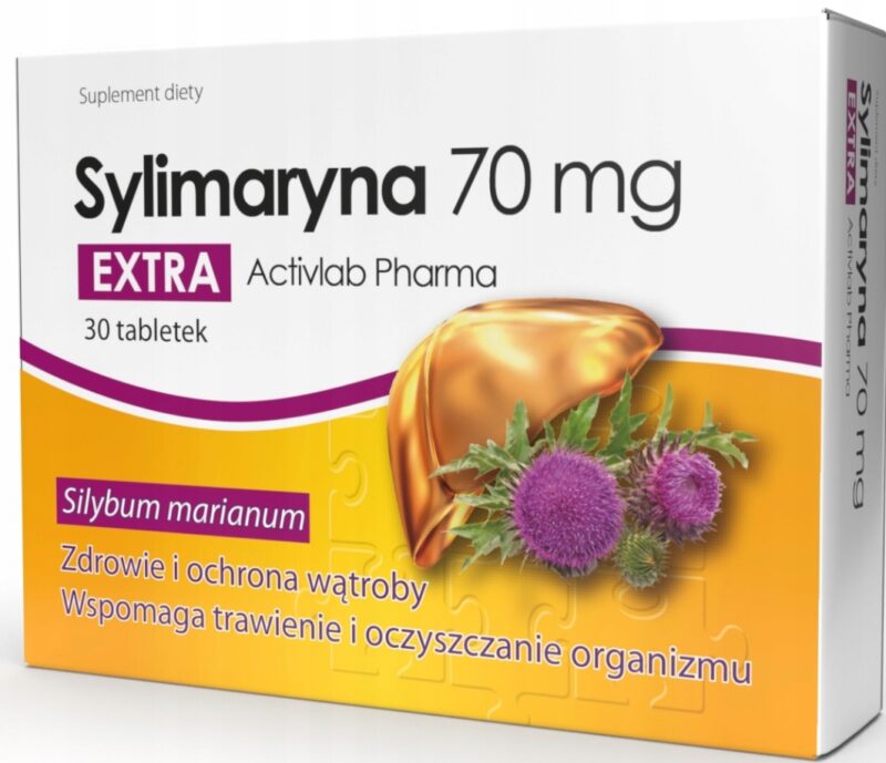 SYLIMARYNA EXTRA 70 mg Regeneruje WĄTROBĘ 30 tabl